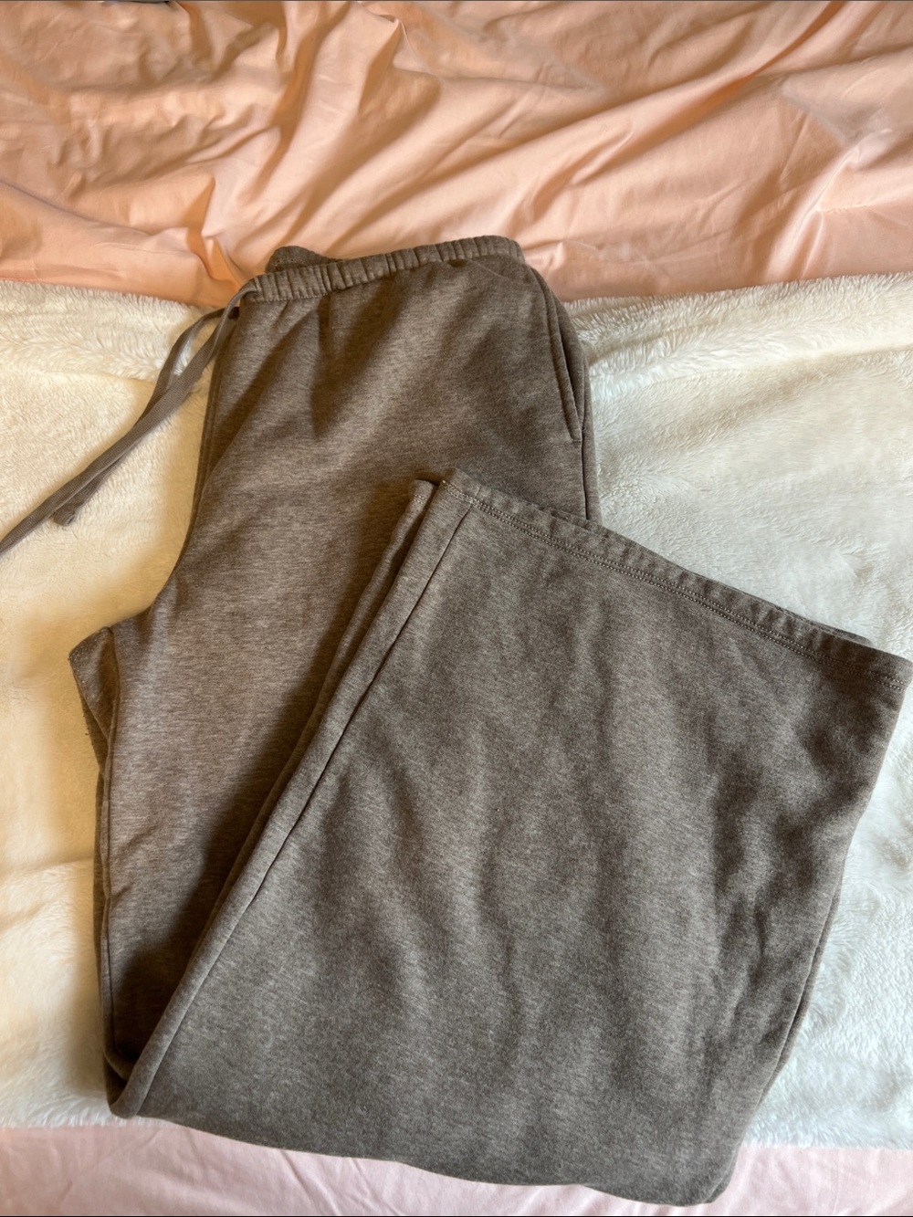 American Eagle Outfitters Taupe Wide Leg Knit Pants